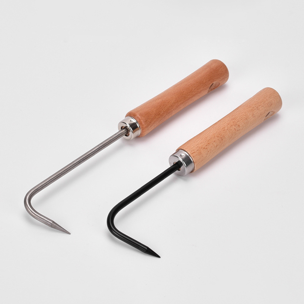 Root Hook Tool - 1 Stück Unkrautjätewerkzeug, Einzelhaken, Bodenlockerungswerkzeug, Wurzelhaken,