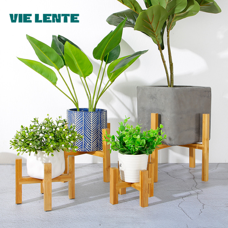 Bonsai Garden Stand - Pflanze Blumentopf Ständer Kleine Langlebige Holz