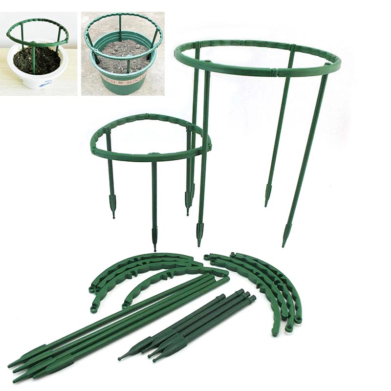 Bonsai Garden Stand - Pflanzenstützkäfig Blumenständerhalter Halbkreisförmiges Plastik-Gewächshaus für Obstgarten